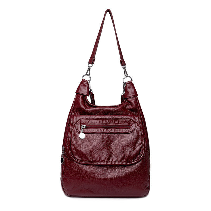 Vintage PU Travel Backpack