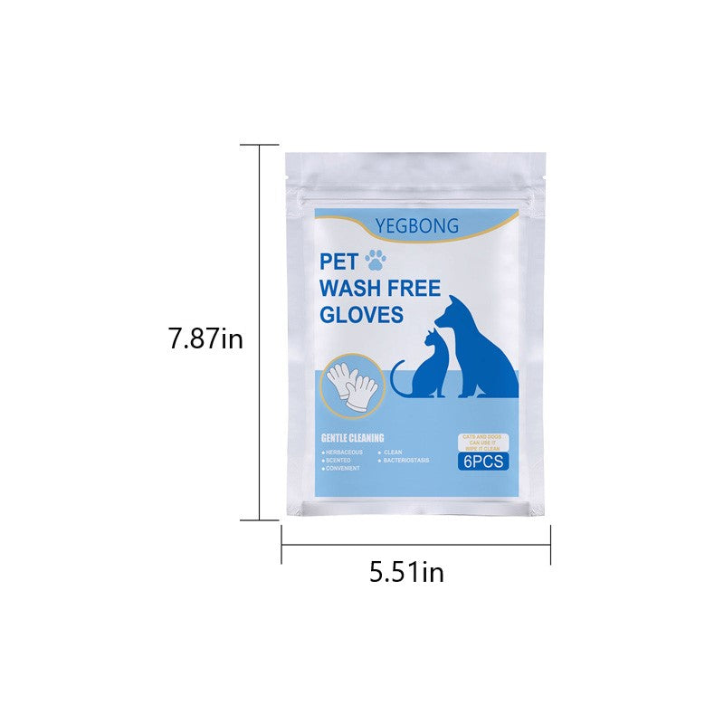 Pet Grooming Glove Wipes