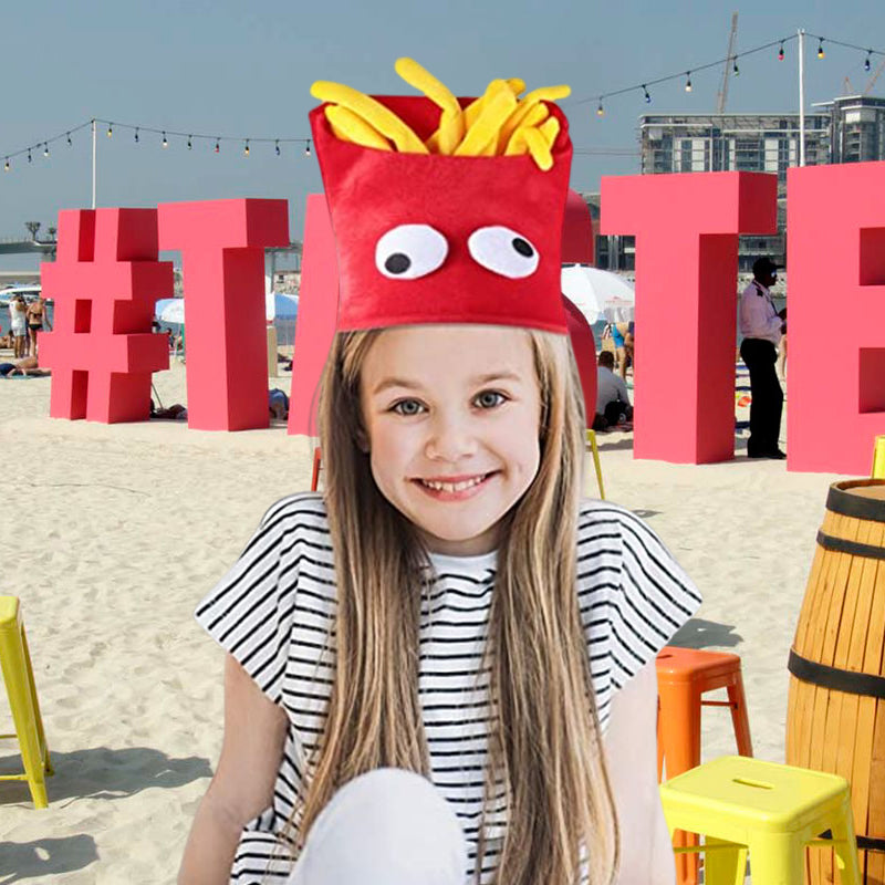 French Fries Novelty Food Hat