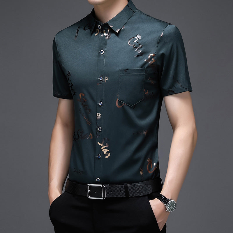 Men’s Thin Short-sleeve Shirt
