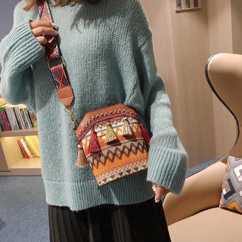 Braided Shoulder Bag