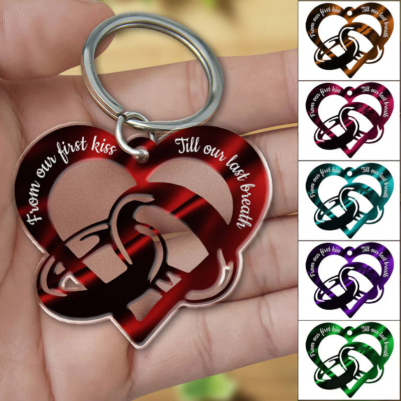 Car Couple Heart Shape Pendant