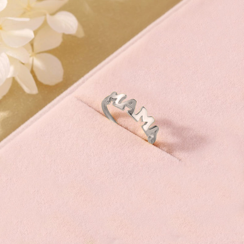 Sterling Silver Mothers Ring