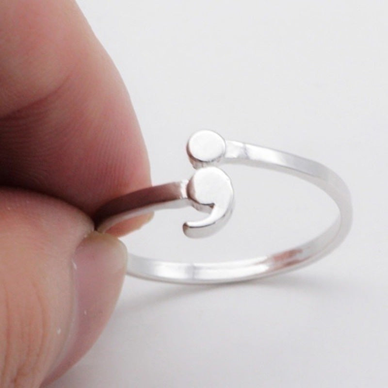 Adjustable Semicolon Rings