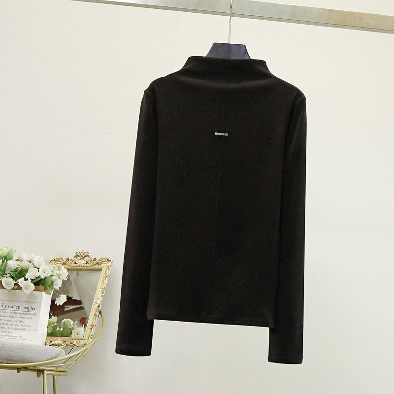 Thickened Double-sided Half turtleneck Sweater