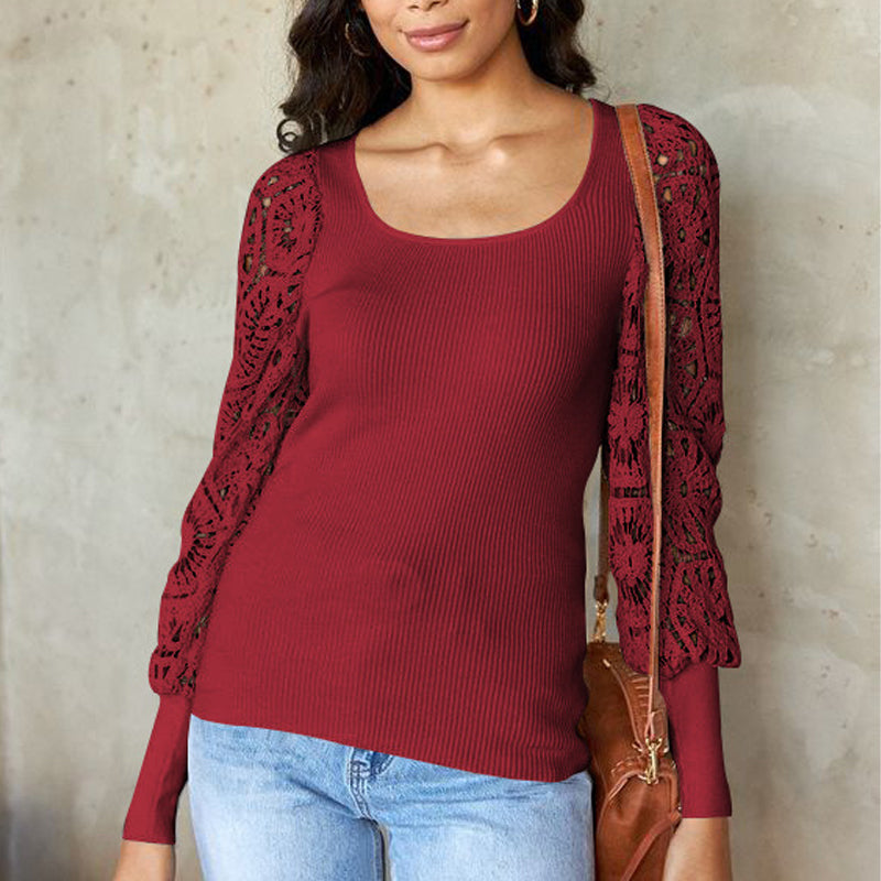 Lace Long Sleeve T-Shirt