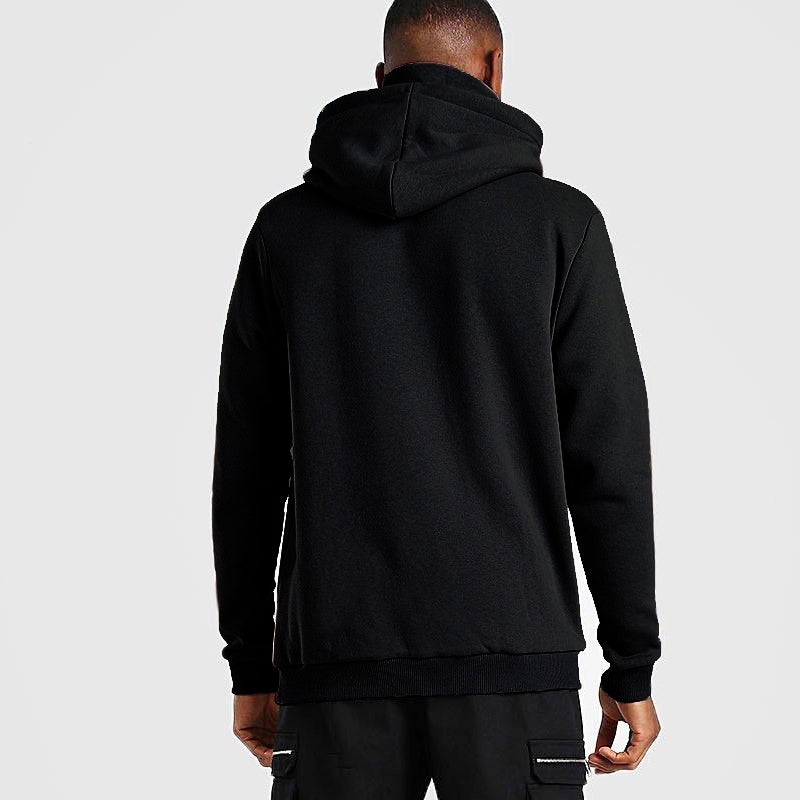 Hooded Face Mask Zip Sweatshirt