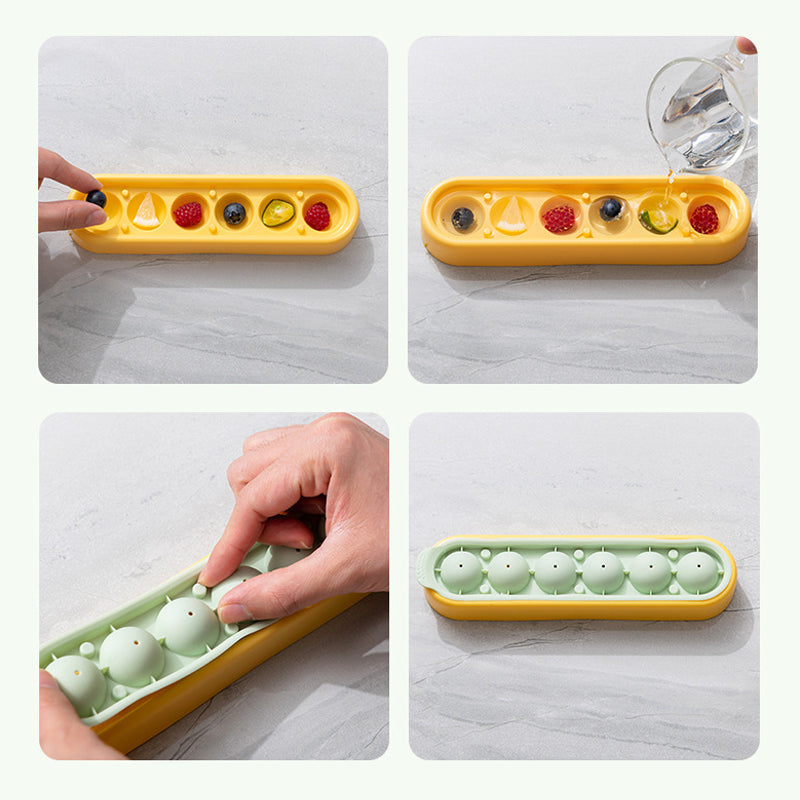 6 Balls Silicone Ice Mold