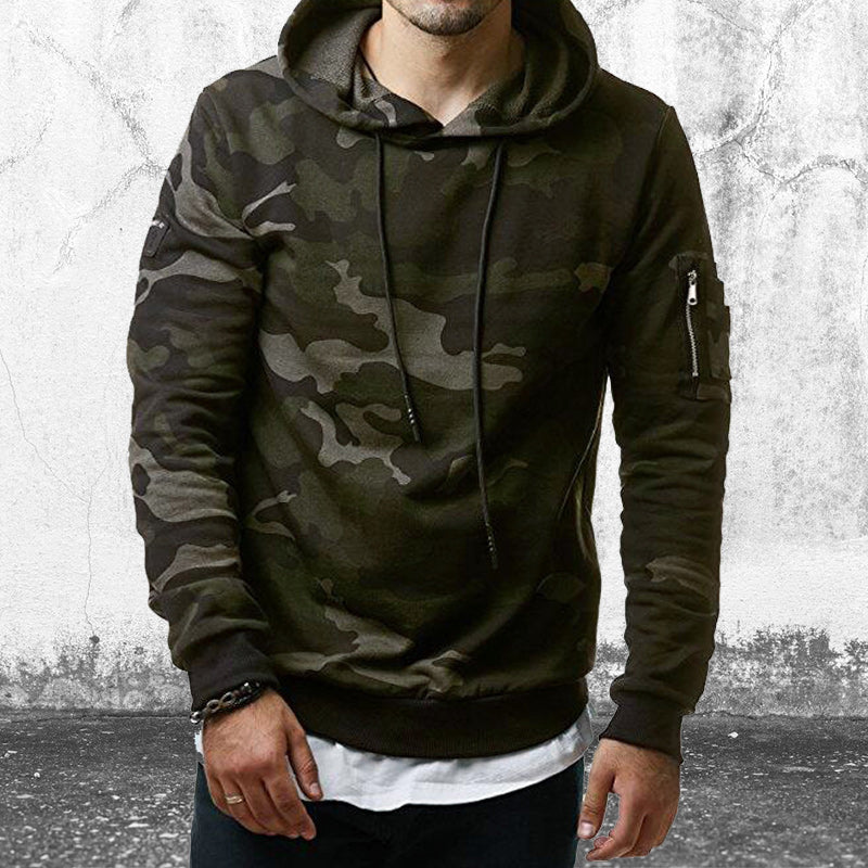 Camouflage Hooded Sweatshirt