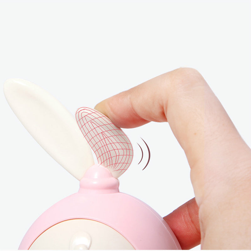 Flashing Music Baby Rattle Rabbit Teether Mobile Hand Bells