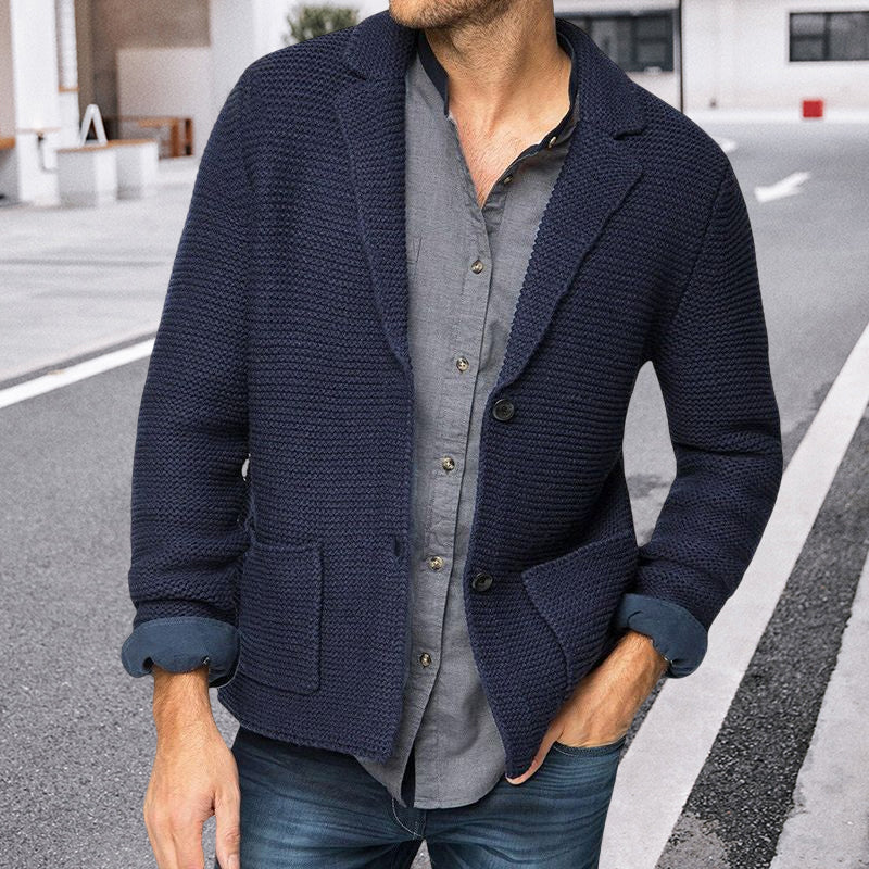 Lapel Knit Jacket