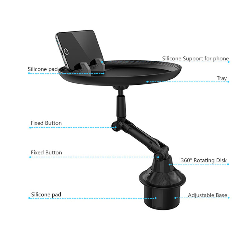 Car 360° Free-adjustable Tray