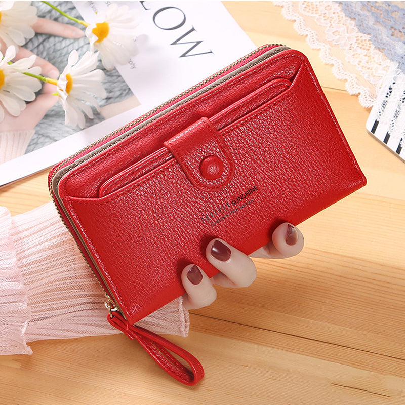 New Solid Color Ladies Wristband Clutch Bag