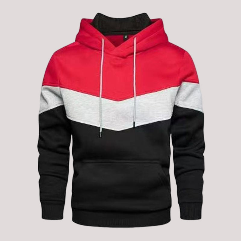 Hooded Colorblock Sweatshirt