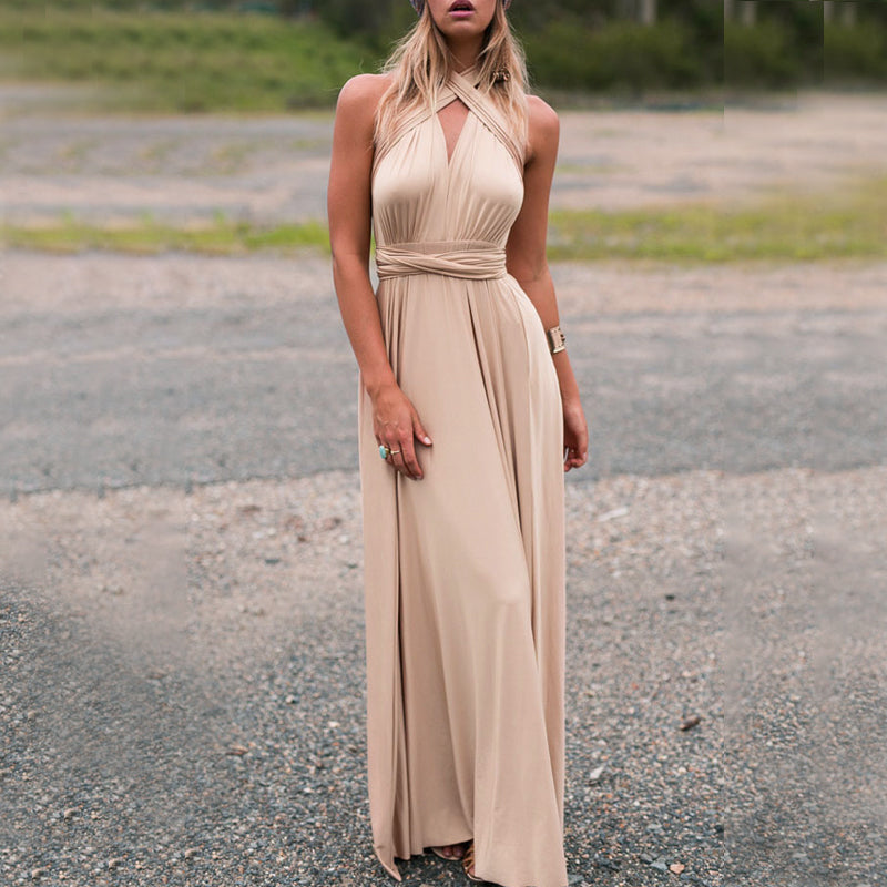 Versatile and Sexy Strap Wrap Dress