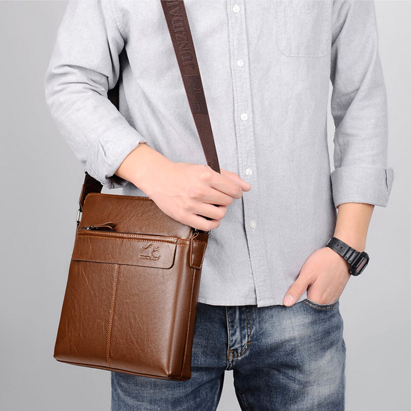 Men's shoulder bag messenger bag with handbag