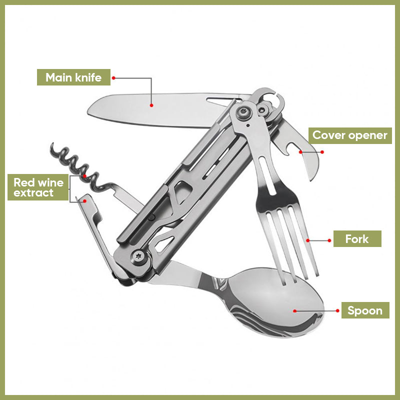 Folding Cutlery Portable Corkscrew