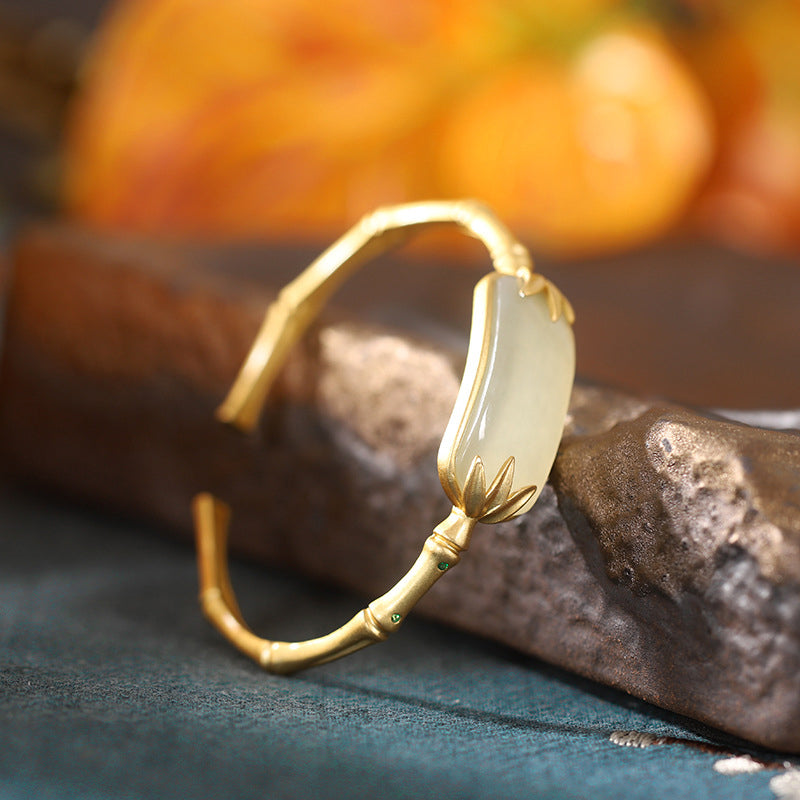 Elegant Antique Bamboo Bracelet