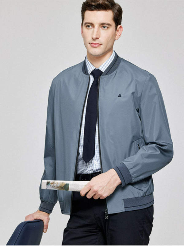 Men's Casual Baseball Collar Jacket