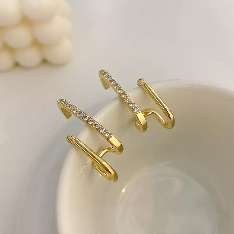 Temperament Zircon Stud Earrings