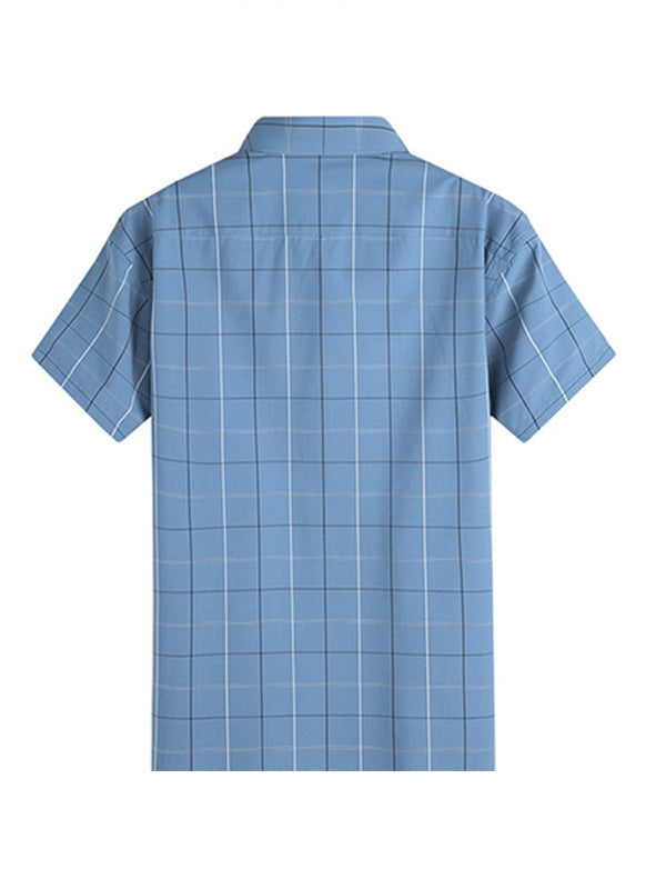 Contrast Color Loose Shirt