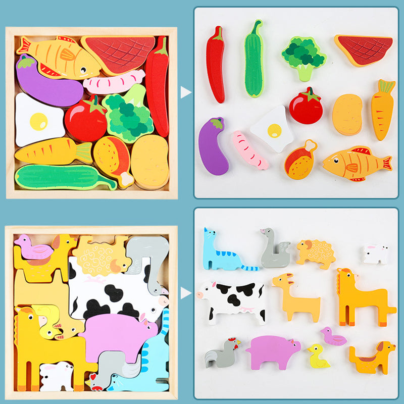 Wooden Toddler Jigsaw Puzzles