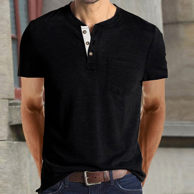 Men's Cotton Multi Color Short Sleeve T-shirt