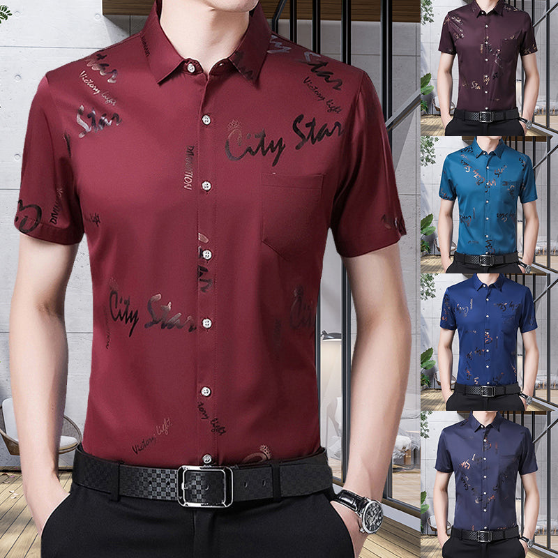Men’s Thin Short-sleeve Shirt