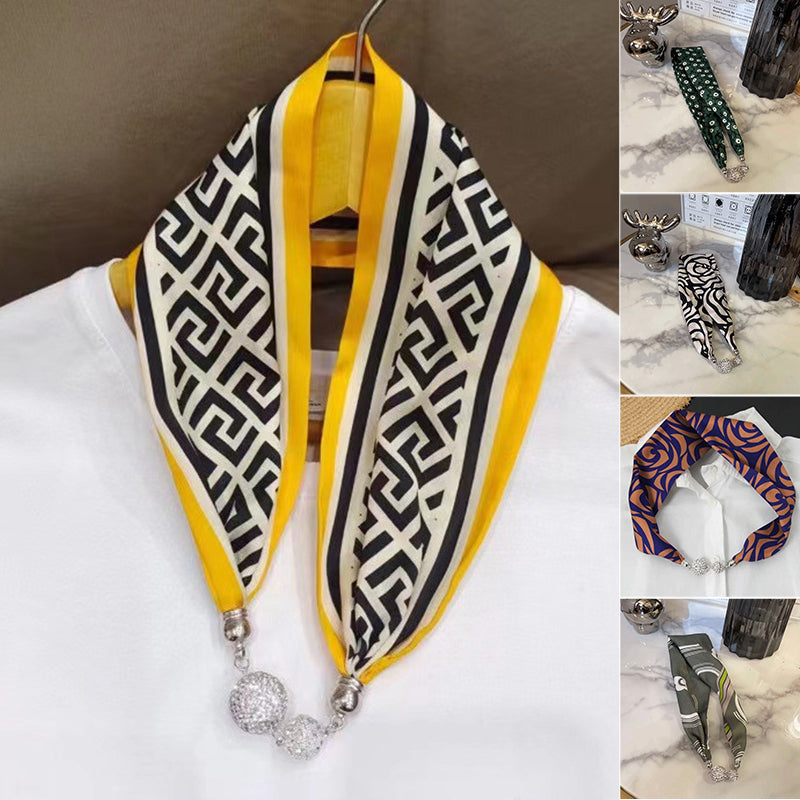 Spring and summer ladies silk scarf
