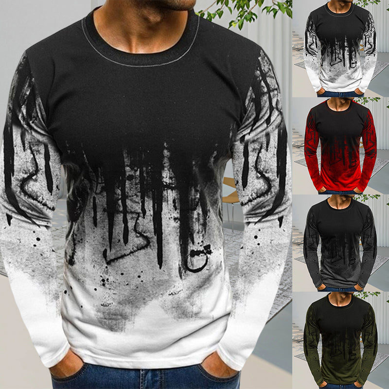 Sports Camouflage Long Sleeve T-Shirt