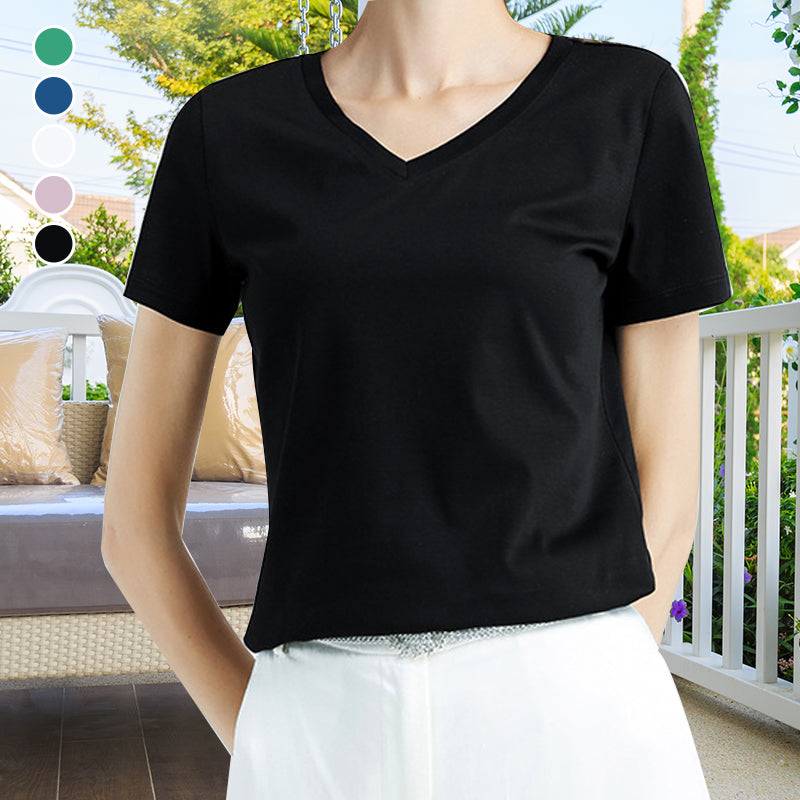 Solid Color Simple T-Shirt
