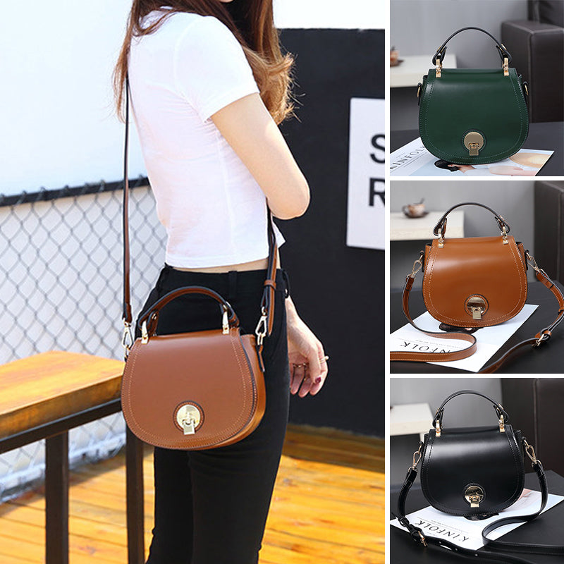 Shiny Leather Small Bag
