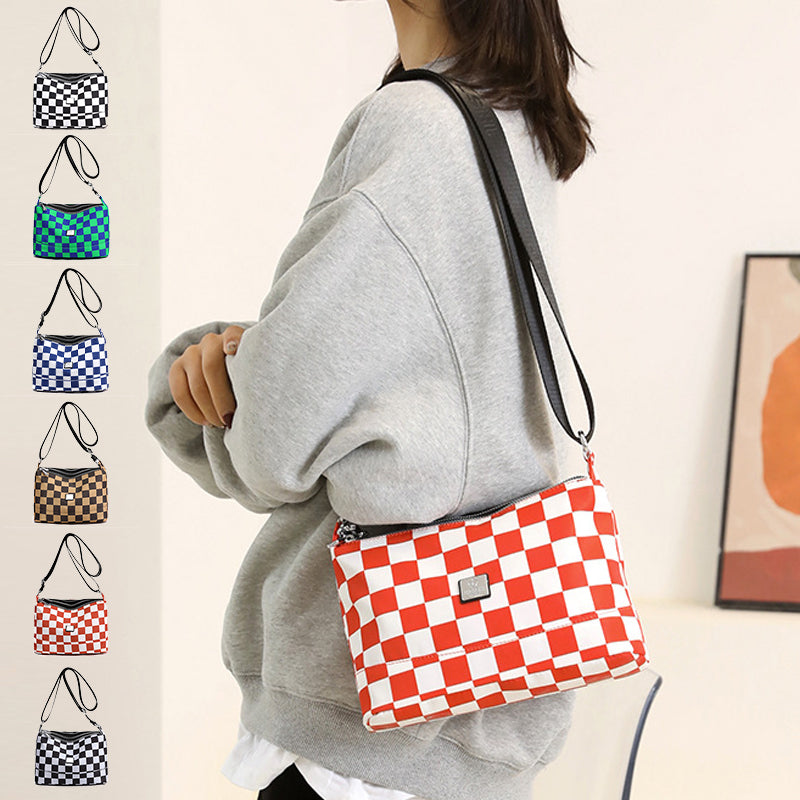 Fashion Plaid Shoulder Bag