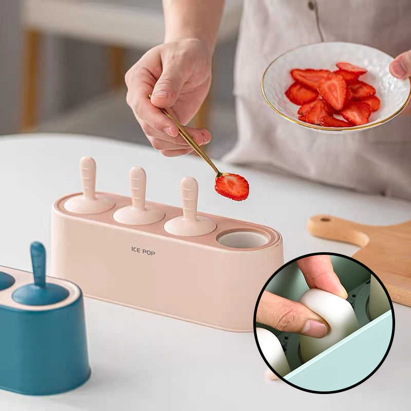 Silicone Popsicle Ice Cream Mold Set