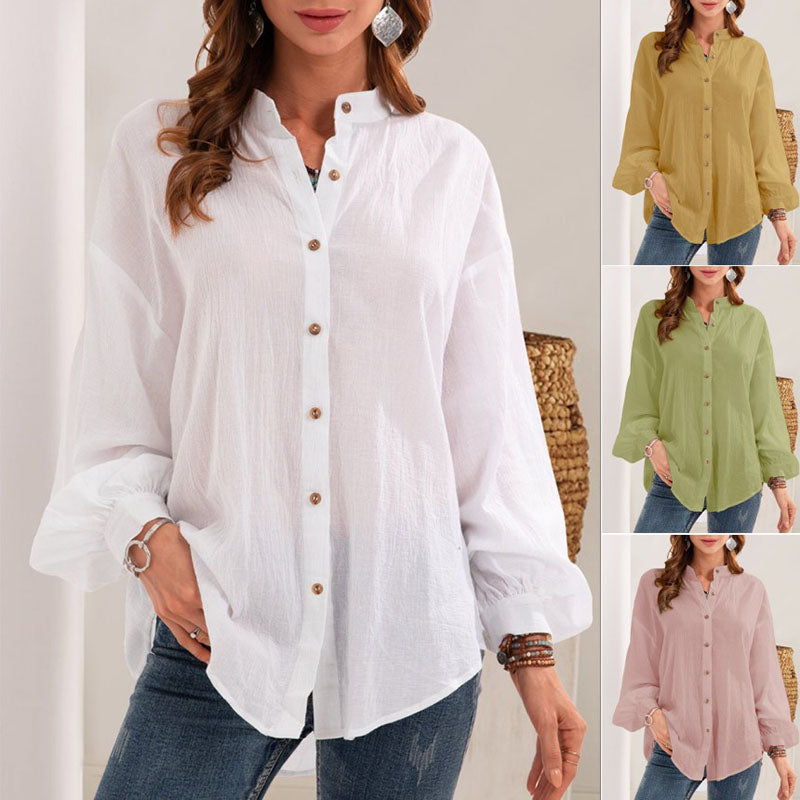 Cotton Linen Shirt Cardigan