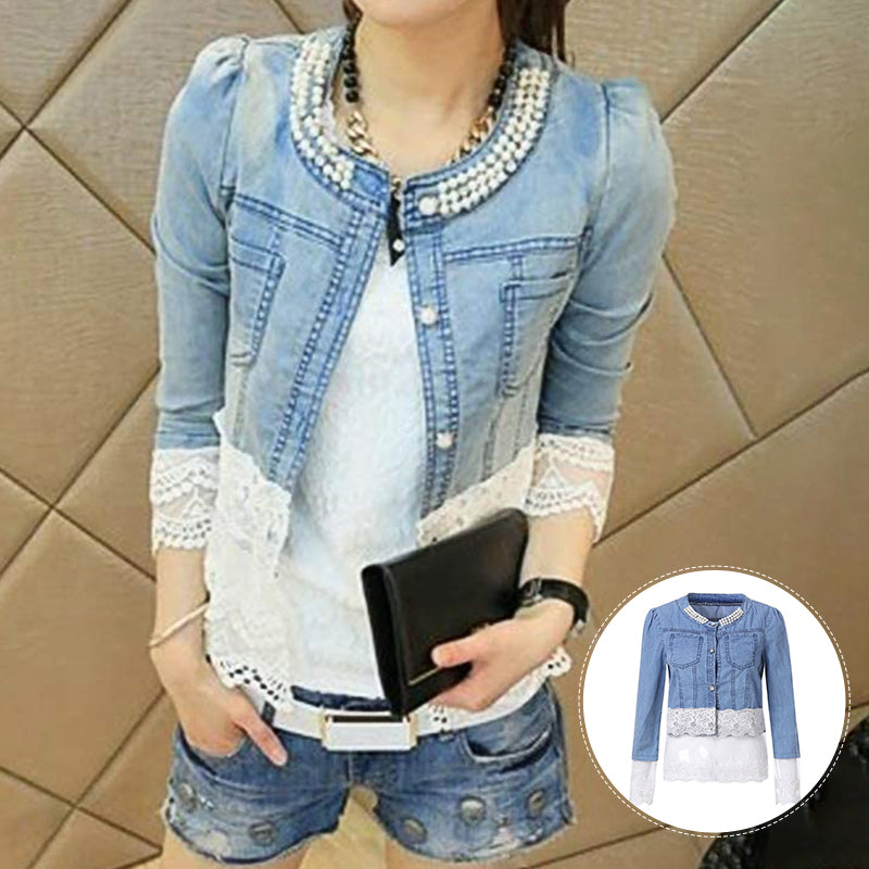 Paneled Denim Jacket