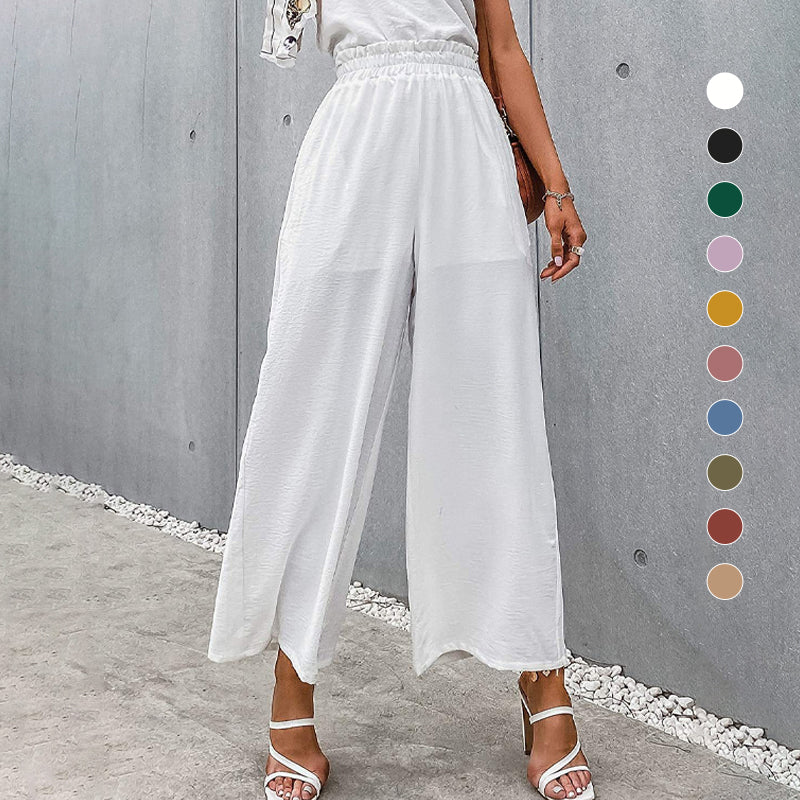 High Waist Wide Leg Casual Loose Pants