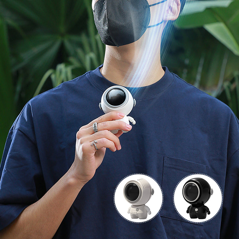 Astronaut Style Hanging Neck Small Fan