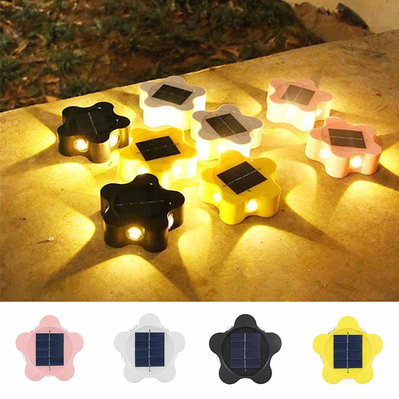 Star-shaped LED Solar Wall Light
