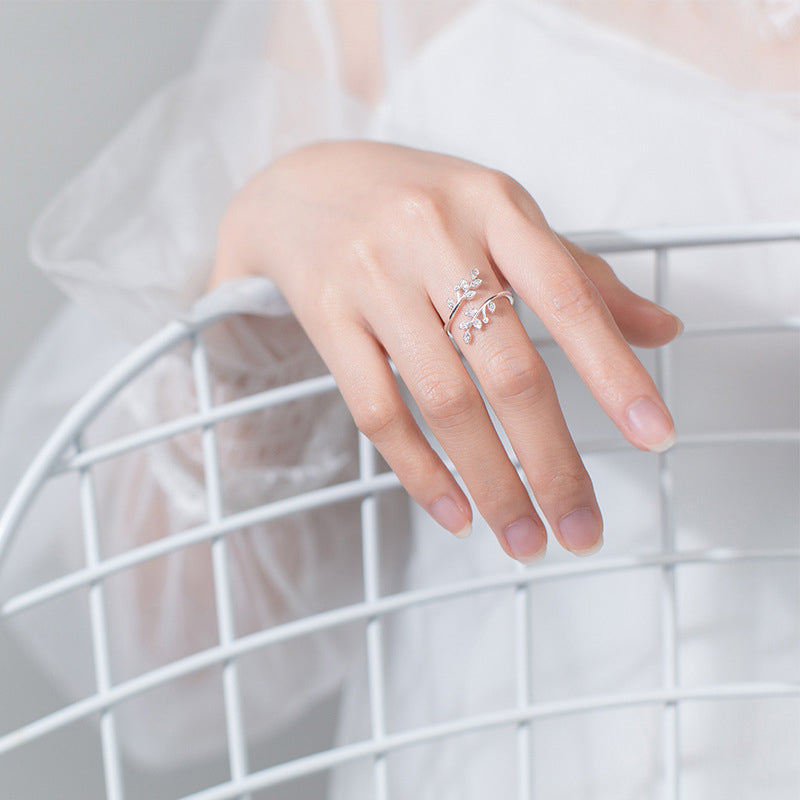 Adjustable Silver Ring for Women