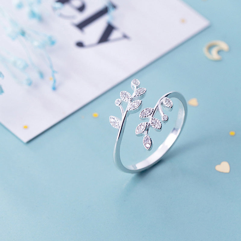 Adjustable Silver Ring for Women