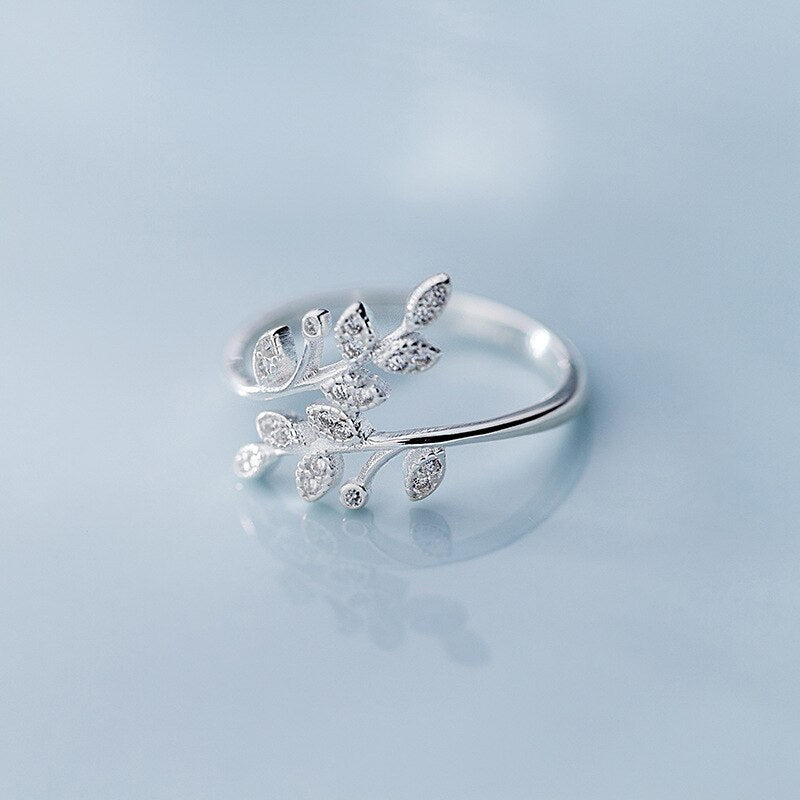 Adjustable Silver Ring for Women