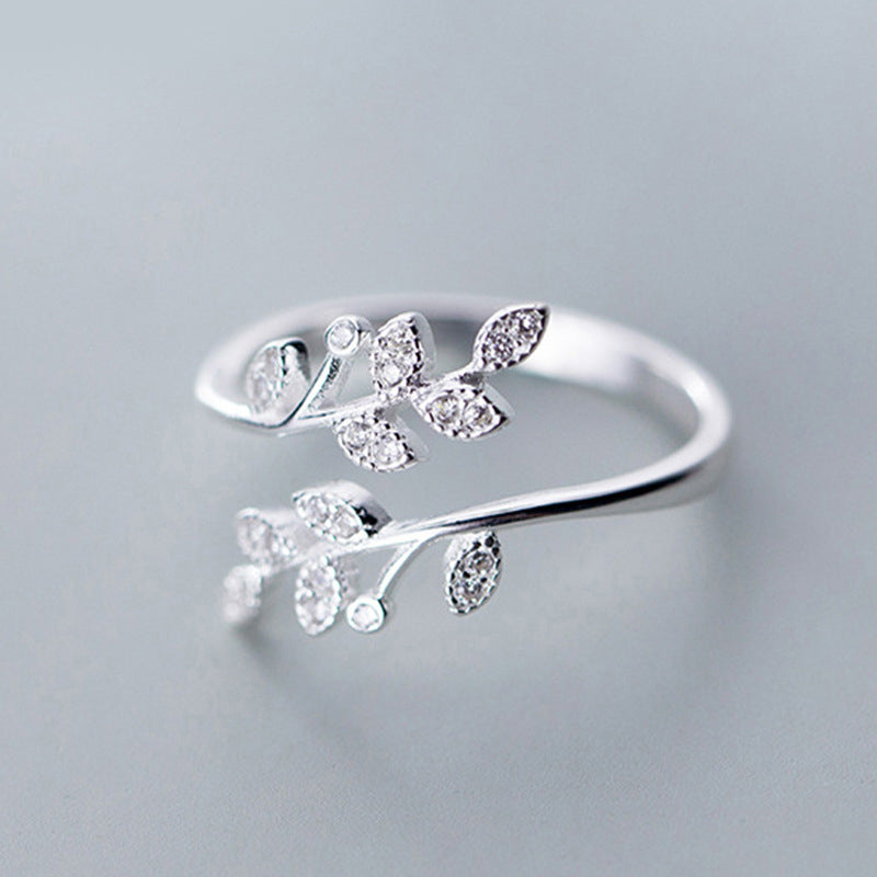 Adjustable Silver Ring for Women