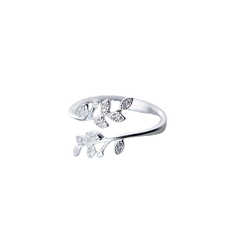 Adjustable Silver Ring for Women