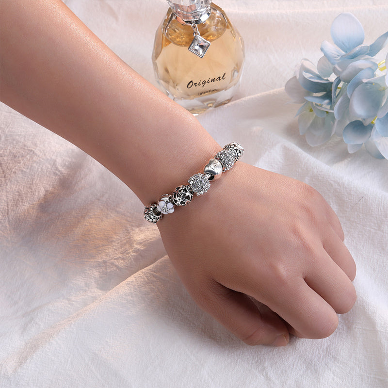 Beaded Diamond Bracelet