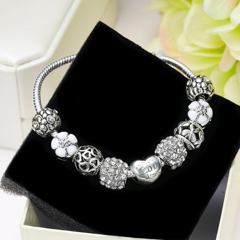 Beaded Diamond Bracelet