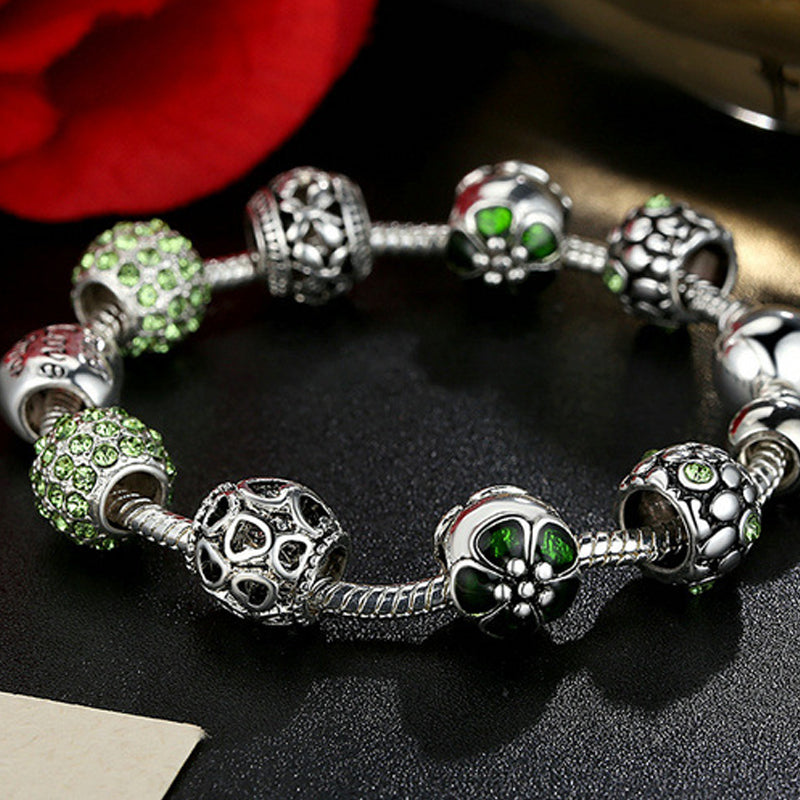 Beaded Diamond Bracelet