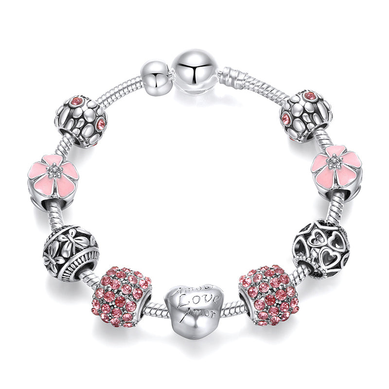 Beaded Diamond Bracelet