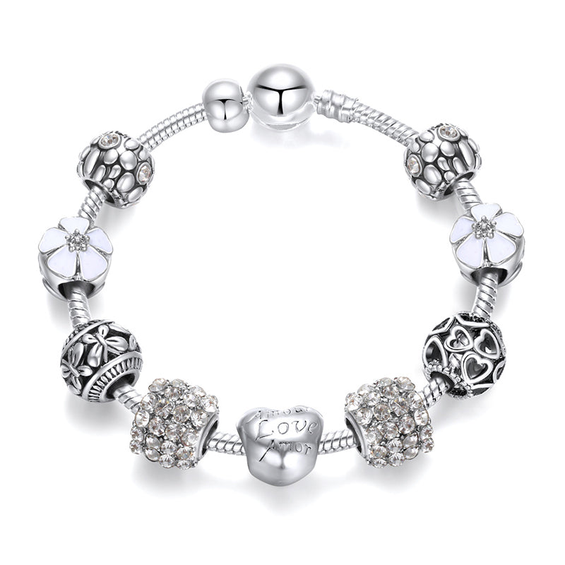 Beaded Diamond Bracelet
