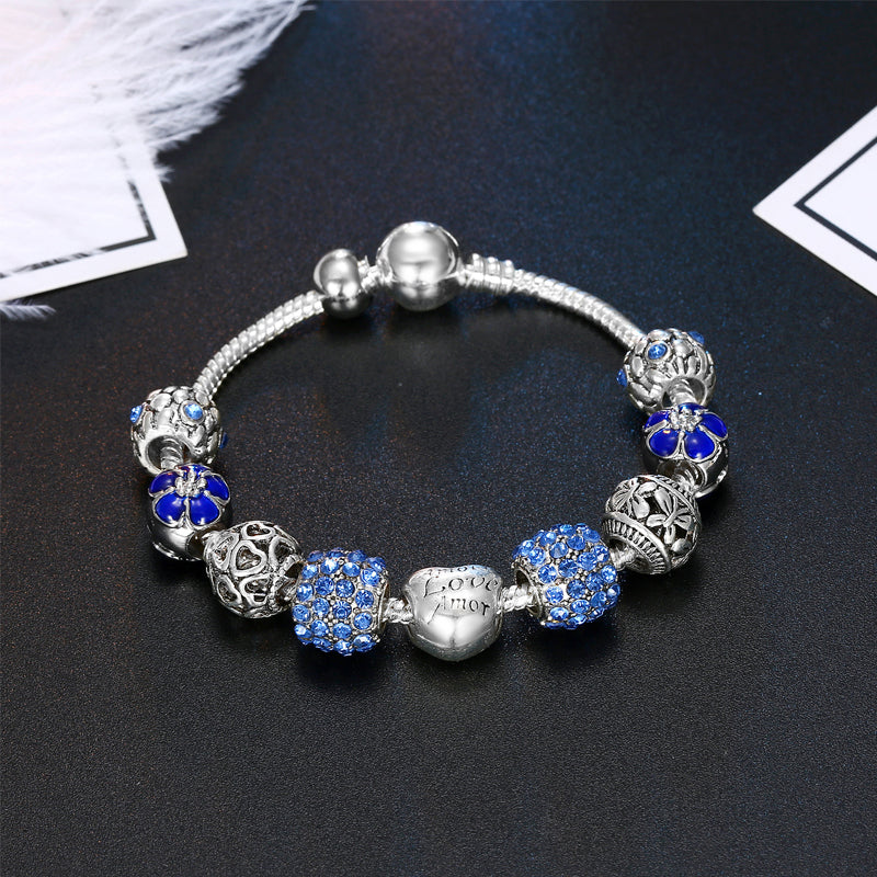 Beaded Diamond Bracelet